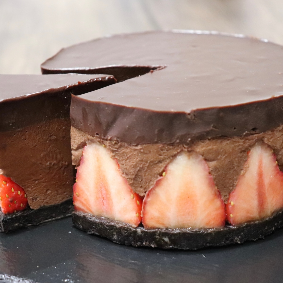生チョコムースストロベリーケーキ レシピ 作り方 By たけ民キッチン 楽天レシピ 生チョコムースストロベリーケーキ レシピ 作り方 By たけ民キッチン 楽天レシピ